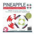 Pineapple Quilt Block Foundation Paper