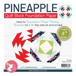Pineapple Quilt Block Foundation Paper
