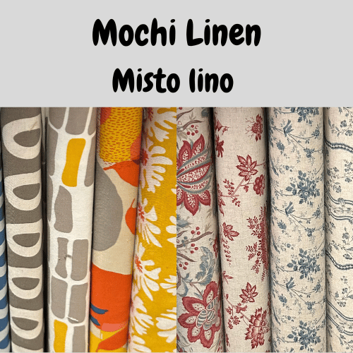 tessuto Mochi Linen misto lino